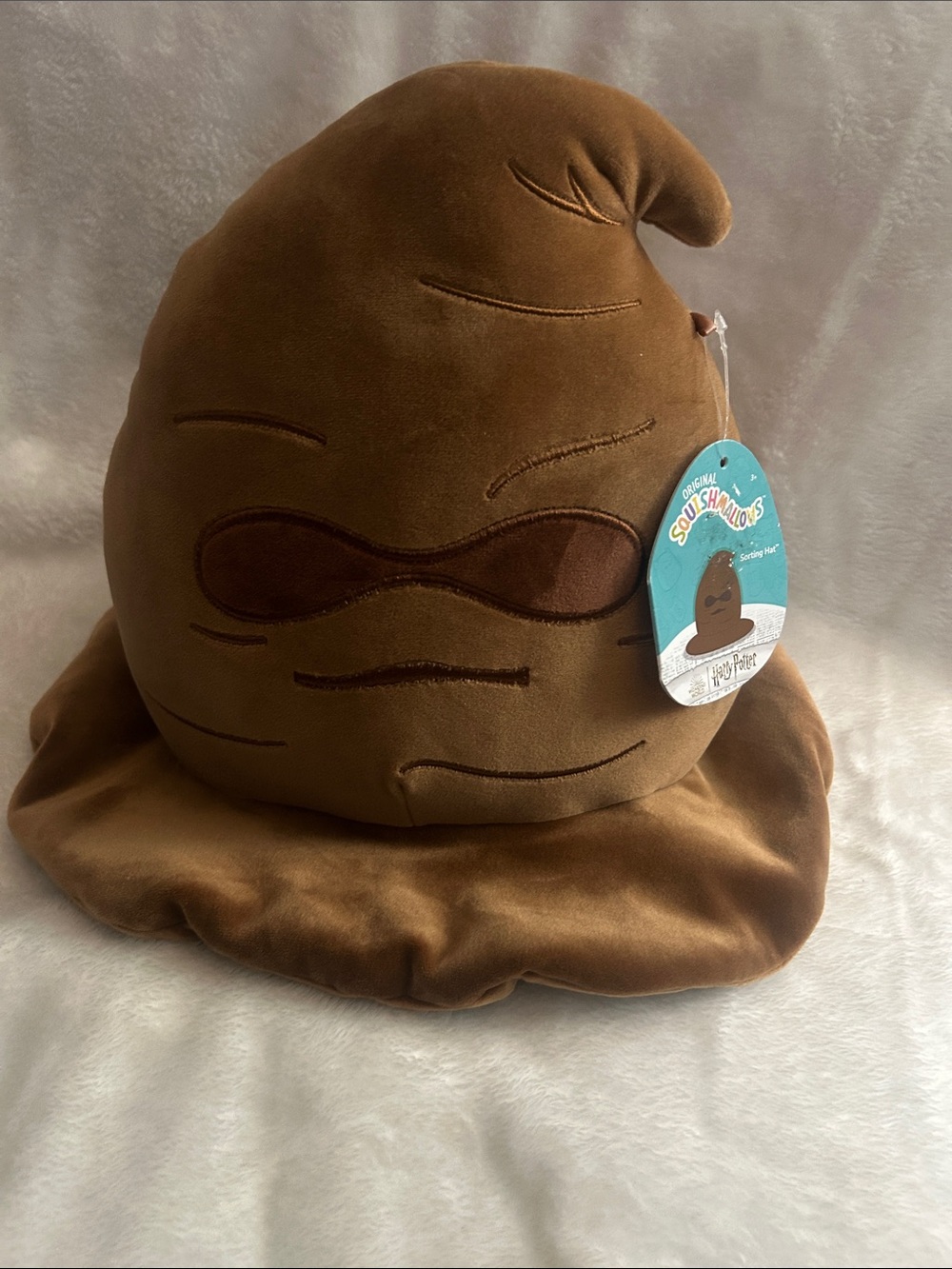 Squishmallows Harry Potter Brown Sorting Hat Collectible Plush